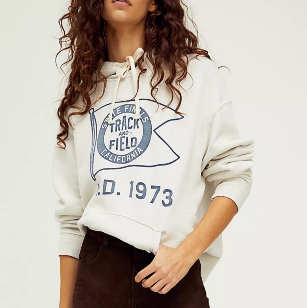 Retro Brand For Free People Hoodie
